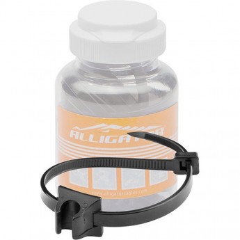 Держатель пластиковый HK-26 Alligator гидролинии с хомутом на раму, бан. 12 шт.