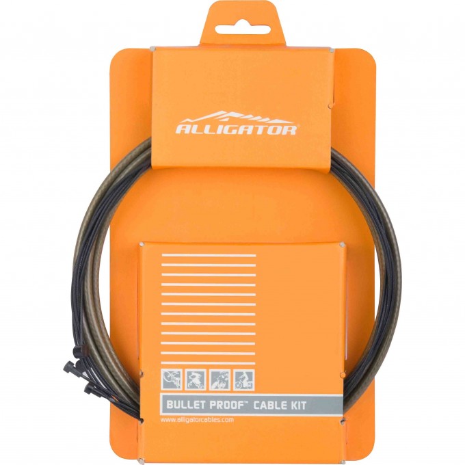 Комплект LY-KSPTB Alligator тросов тормоза с оболочкой и наконечниками 340010