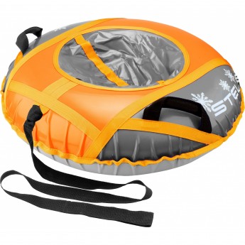 Санки надувные STELS D110см, оранжево-серые