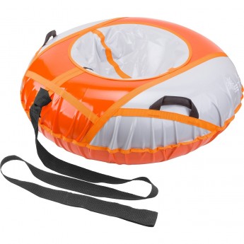 Санки надувные STELS D125 см, оранжево-серые Санки надувные STELS D125 см, оранжево-серые