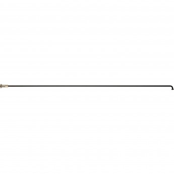 Спица с латунным ниппелем 257 мм, стальная чёрная Спица с латунным ниппелем 257 мм, стальная чёрная