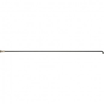 Спица с латунным ниппелем 258 мм, стальная черная Спица с латунным ниппелем 258 мм, стальная черная