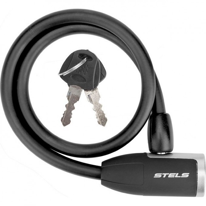 Трос-замок STELS 84356, 10х650 мм, чёрный 540050