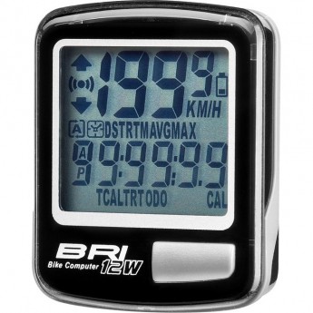 Велокомпьютер STELS BRI-12W черный
