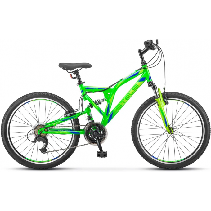 Велосипед STELS Mustang 24" V V020 зеленый/черный (LU085328), рама 16" JU000423132023JU0002731